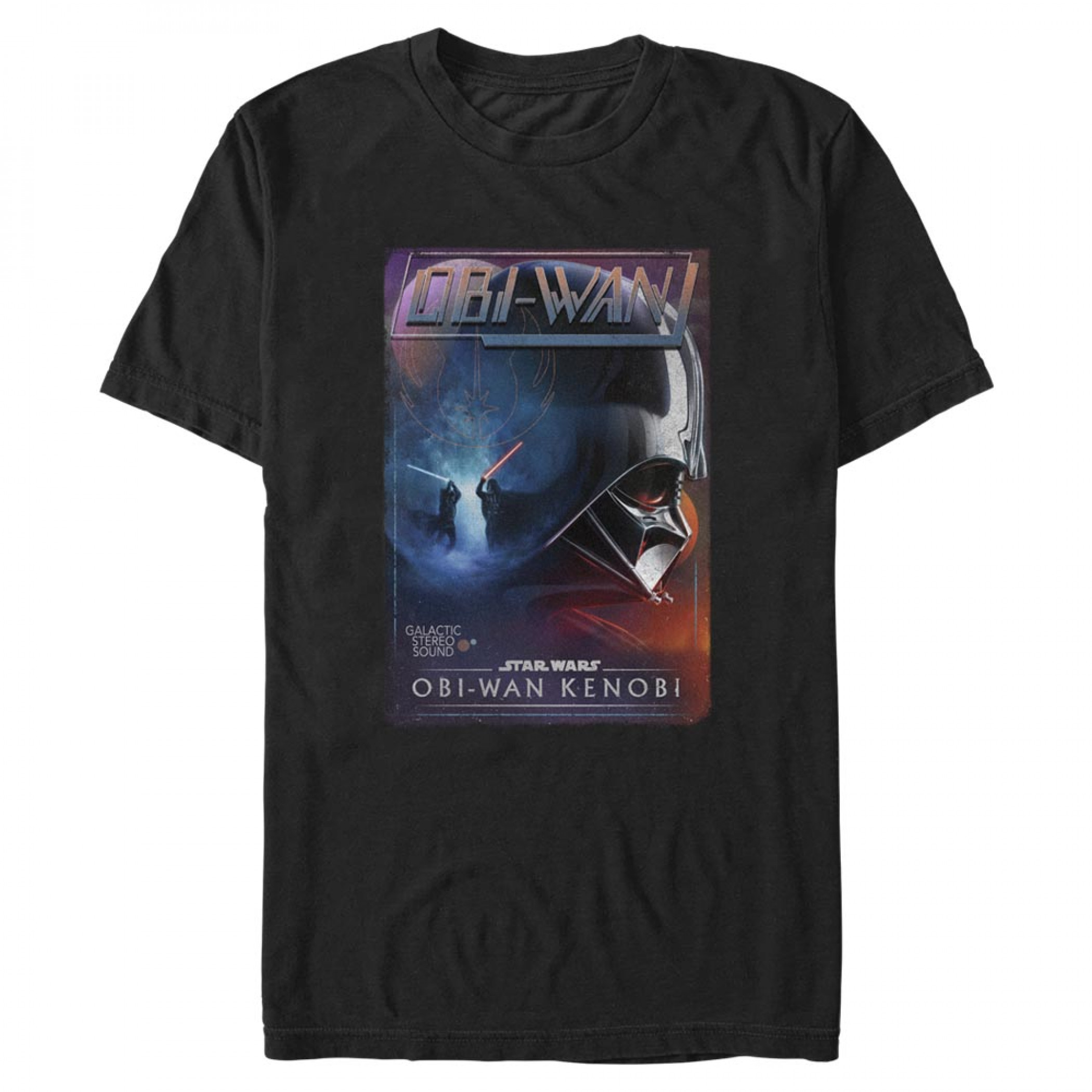 Star Wars Obi-Wan Kenobi Vs Darth Vader VHS Movie Poster T-Shirt