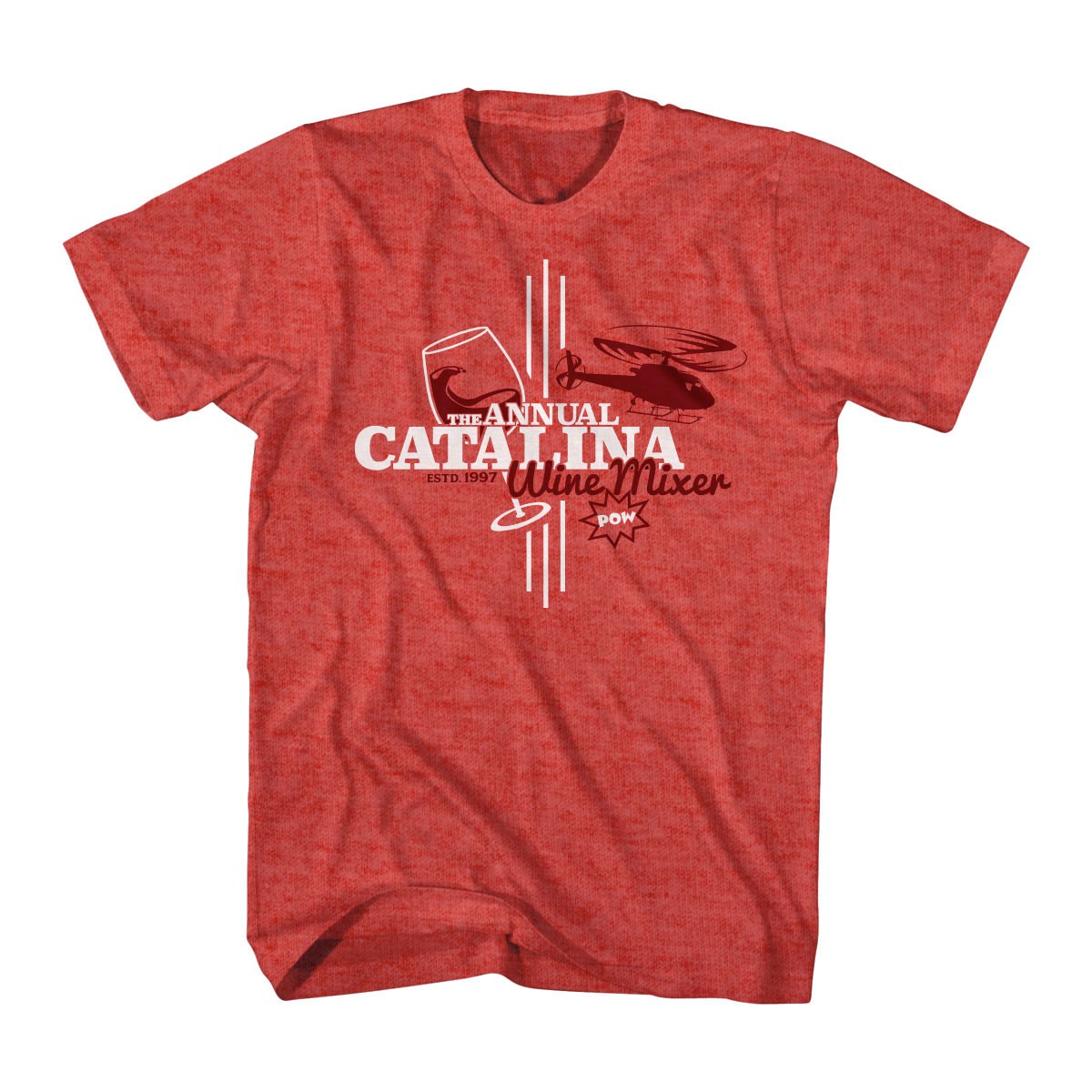 Step Brothers Catalina Heather Red T-Shirt