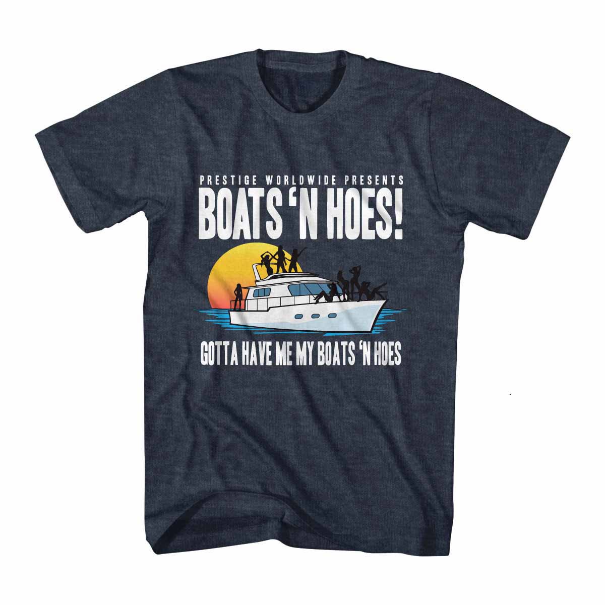 Step Brothers Boats N Hoes Blue T-Shirt
