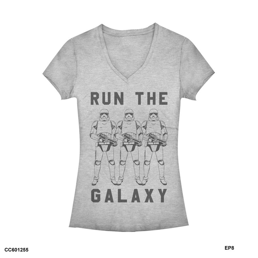 Star Wars The Last Jedi Run The Galaxy Womens Tshirt