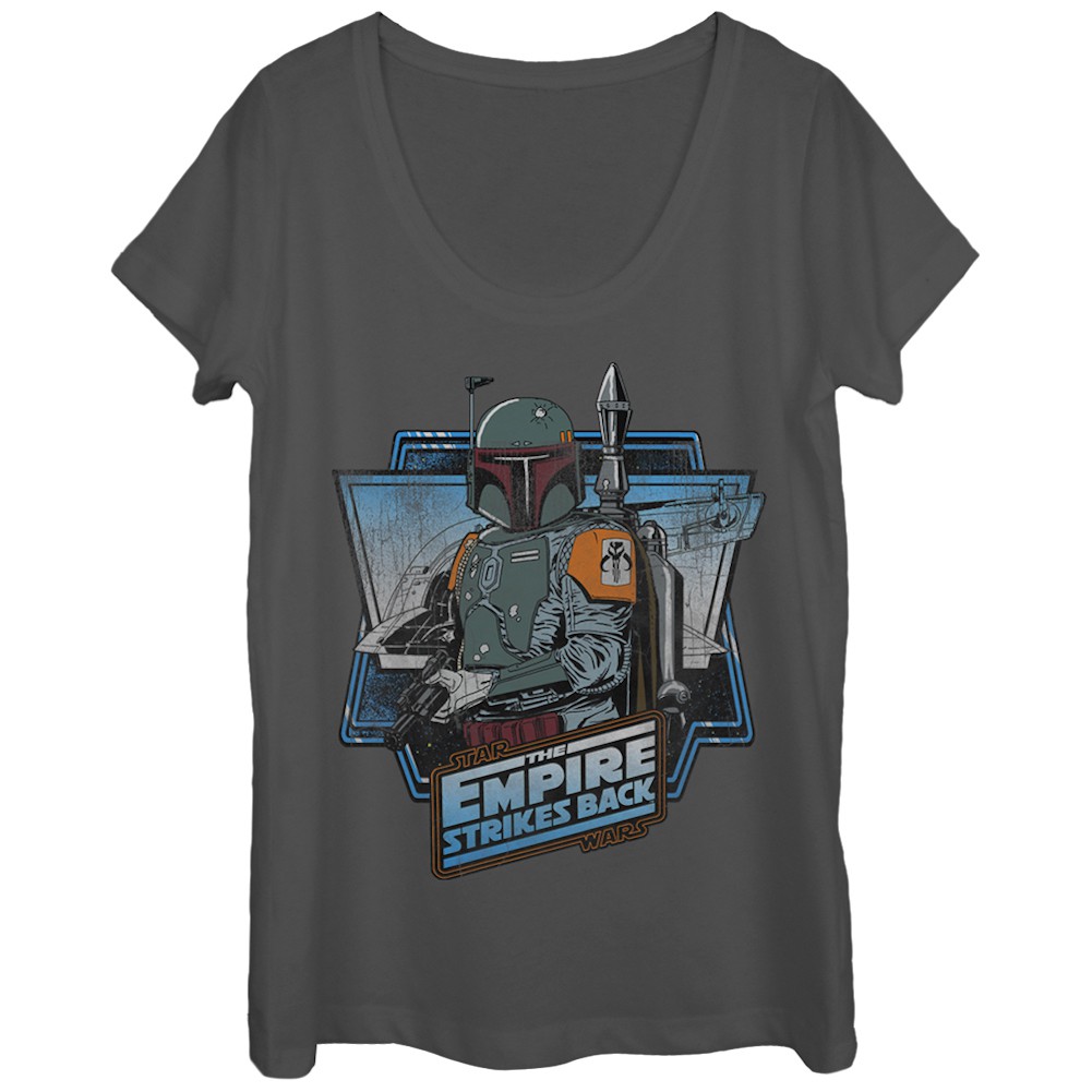 Star Wars Boba Fett Empire Strikes Back Women's Tshirt