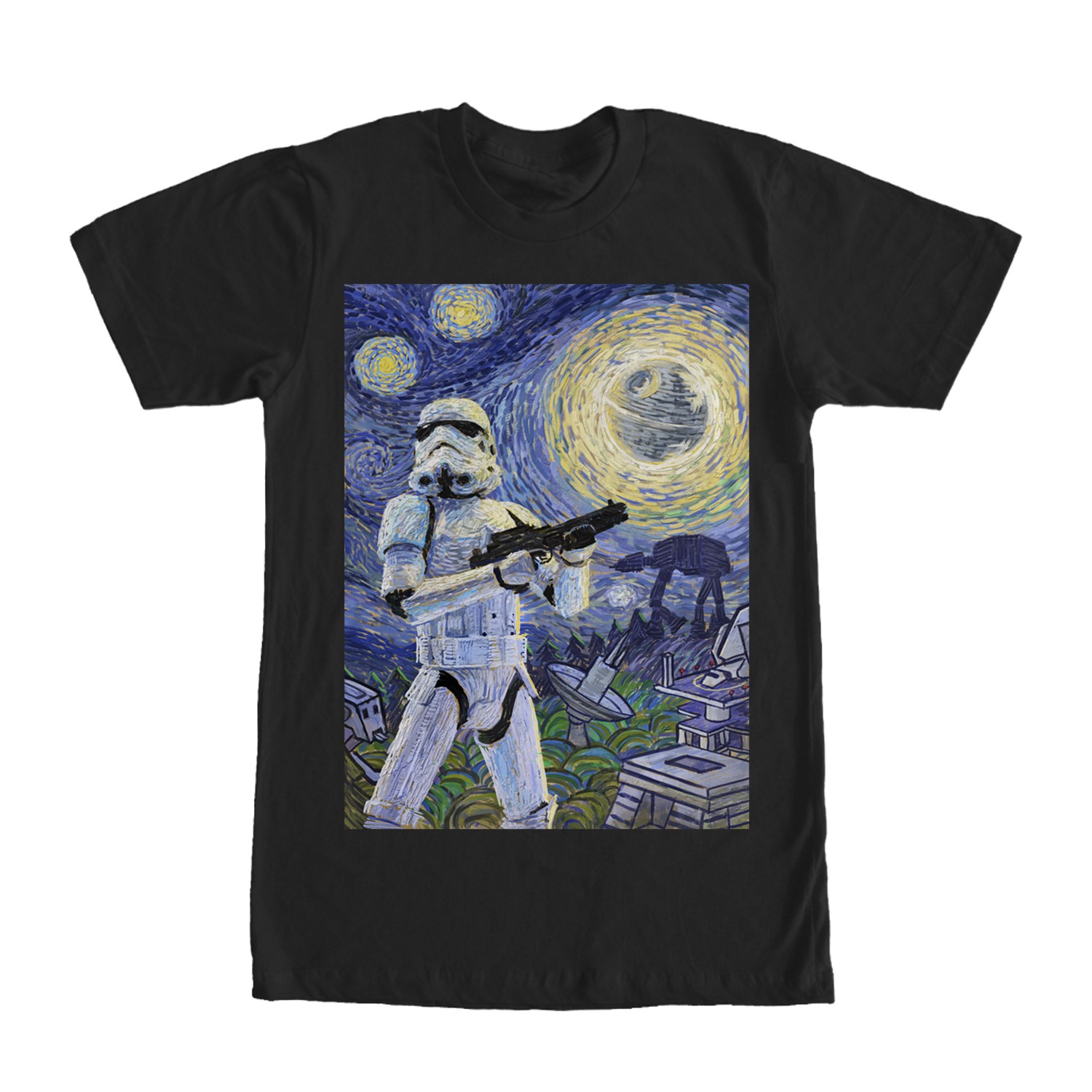Star Wars Stormy Night Black T-Shirt. 