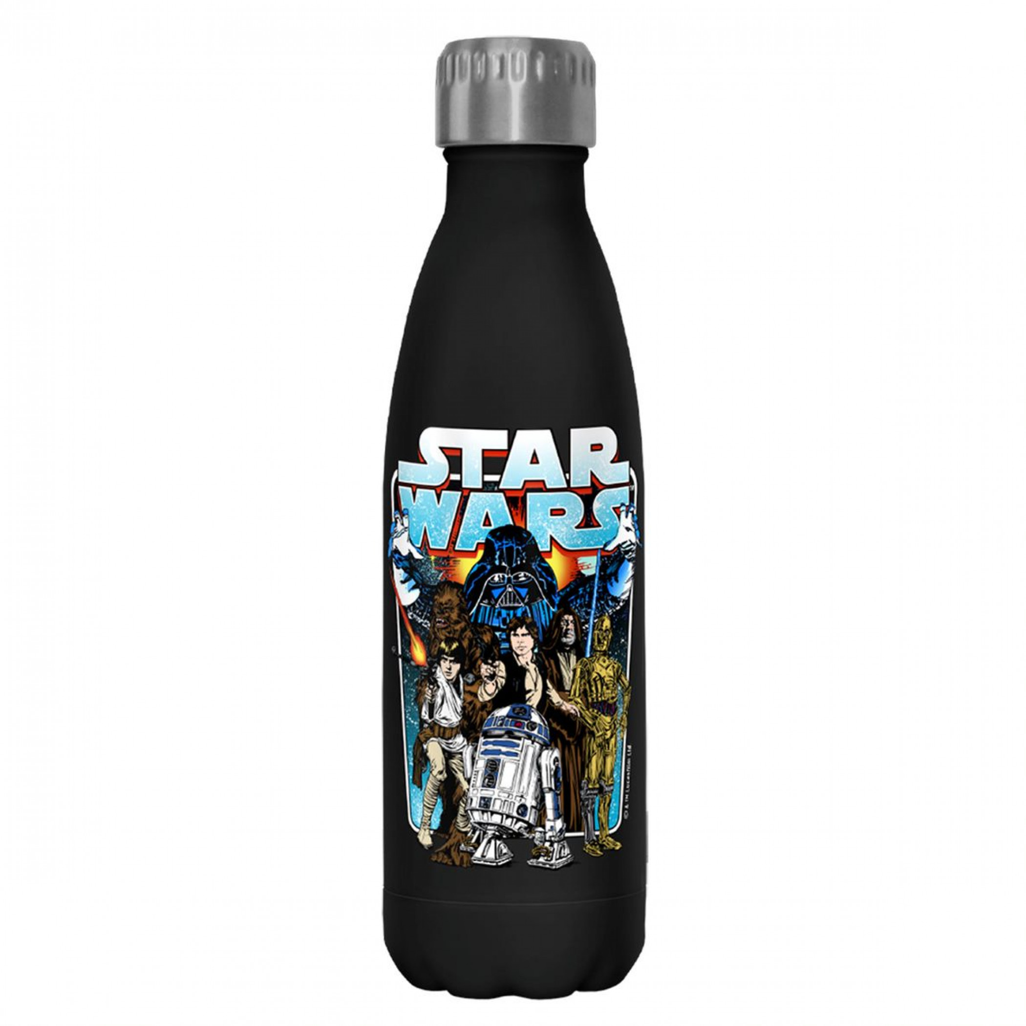 Star Wars Classic Battle Poster Art 17oz Steel Water Bottle