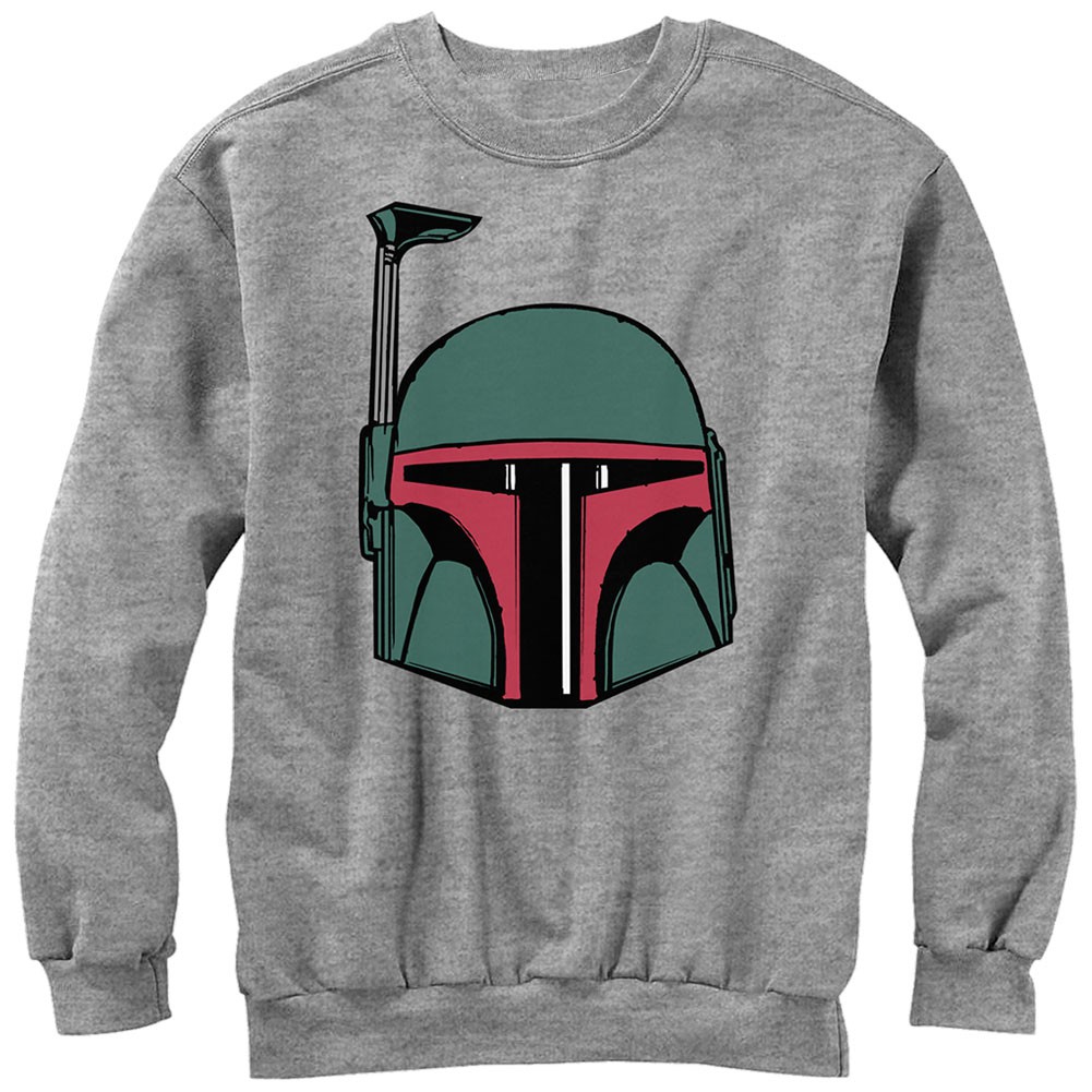 Star Wars Boba Head Gray Sweatshirt