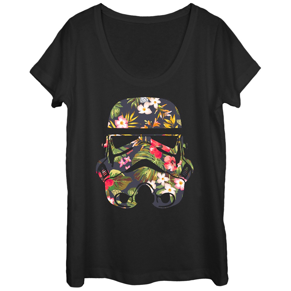 Star Wars Floral Stormtrooper Women's Tshirt