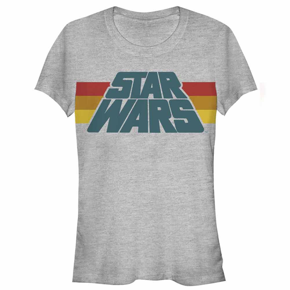 Star Wars Slant Logo Stripe T-Shirt