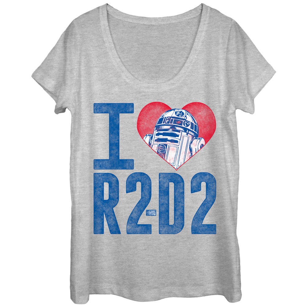 Star Wars I Heart R2D2 Women's Tshirt