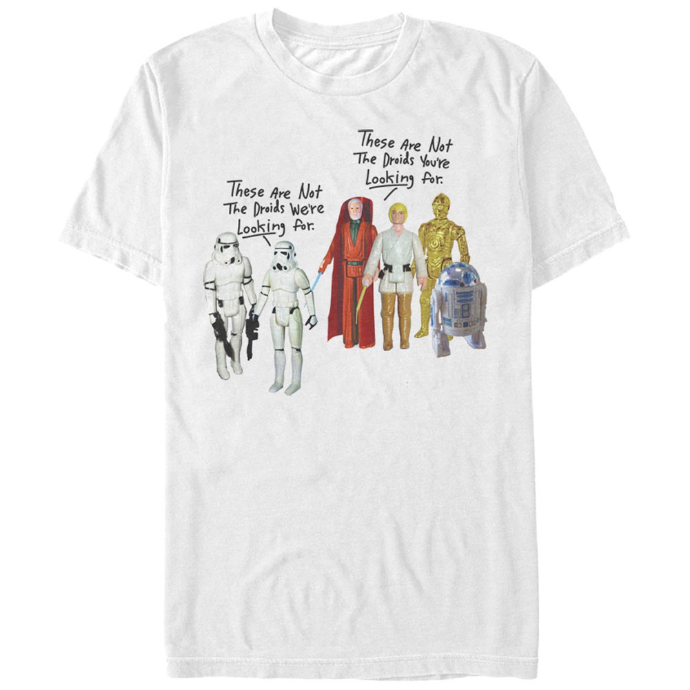 Star Wars Not The Droids White T-Shirt