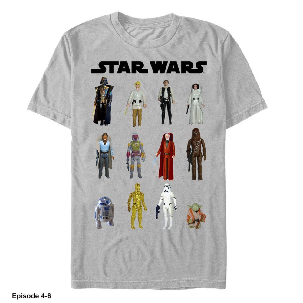 Star Wars Original Action Figures Tshirt