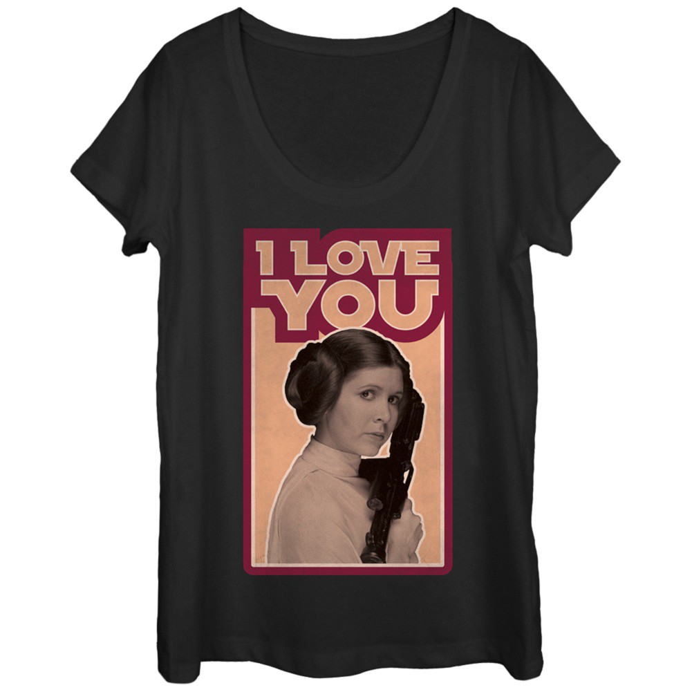 Star Wars Princess Leia I Love You Women's Shirt