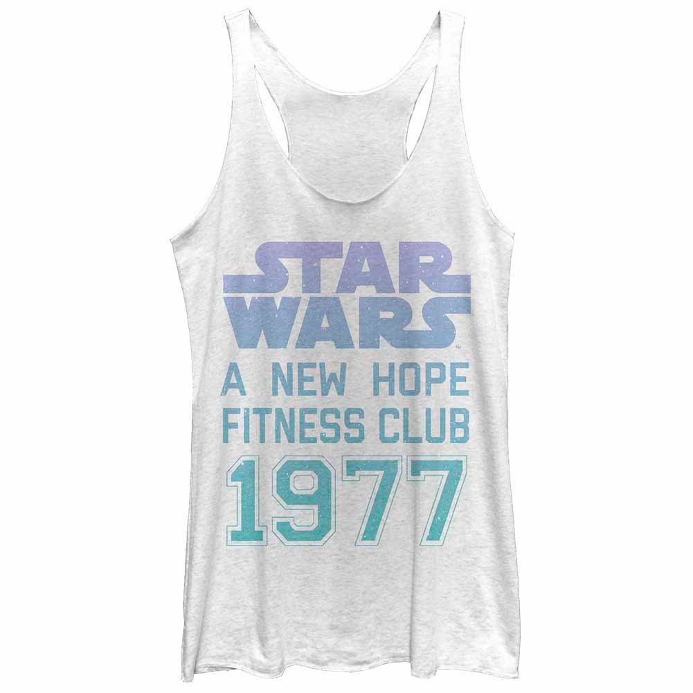 Star Wars Hope Fitness White  Juniors Tank Top