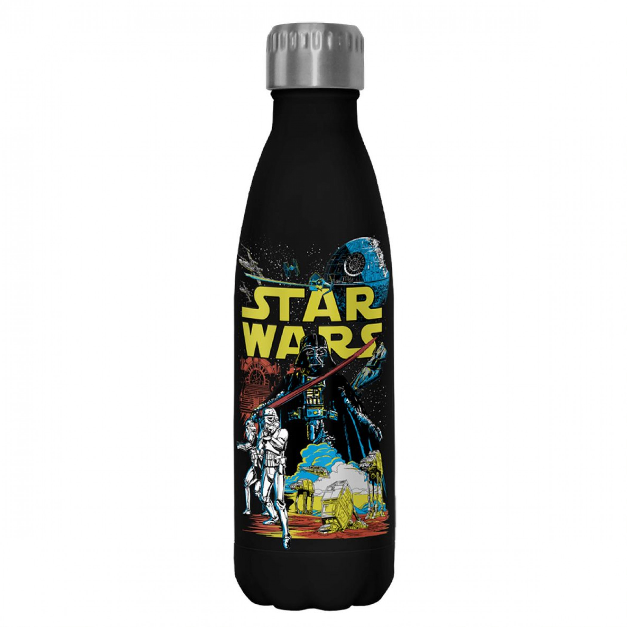 Star Wars Classic Comic Style Poster Art 17oz Steel Water Bottle