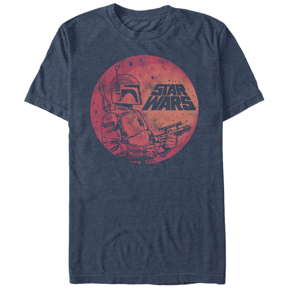 Star Wars Fett Up Blue T-Shirt