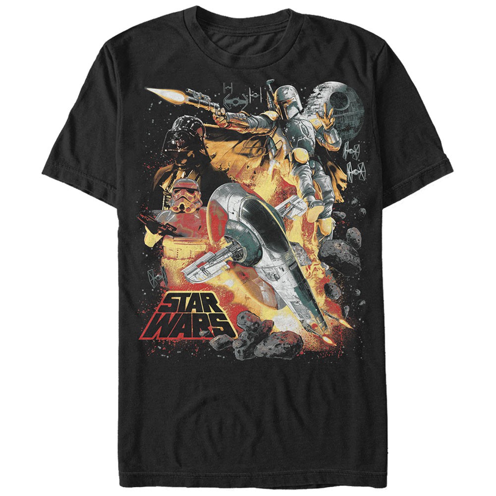 Star Wars Force Hunter Black T-Shirt