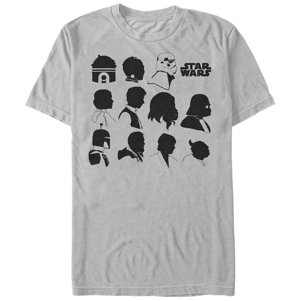 Star Wars Essential Silhouettes Gray T-Shirt