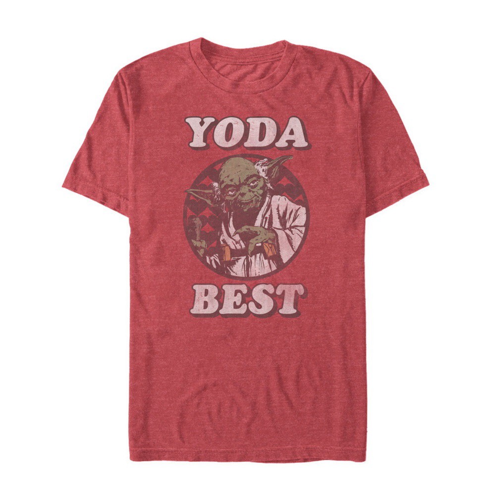 Star Wars Yoda Best Red Tshirt