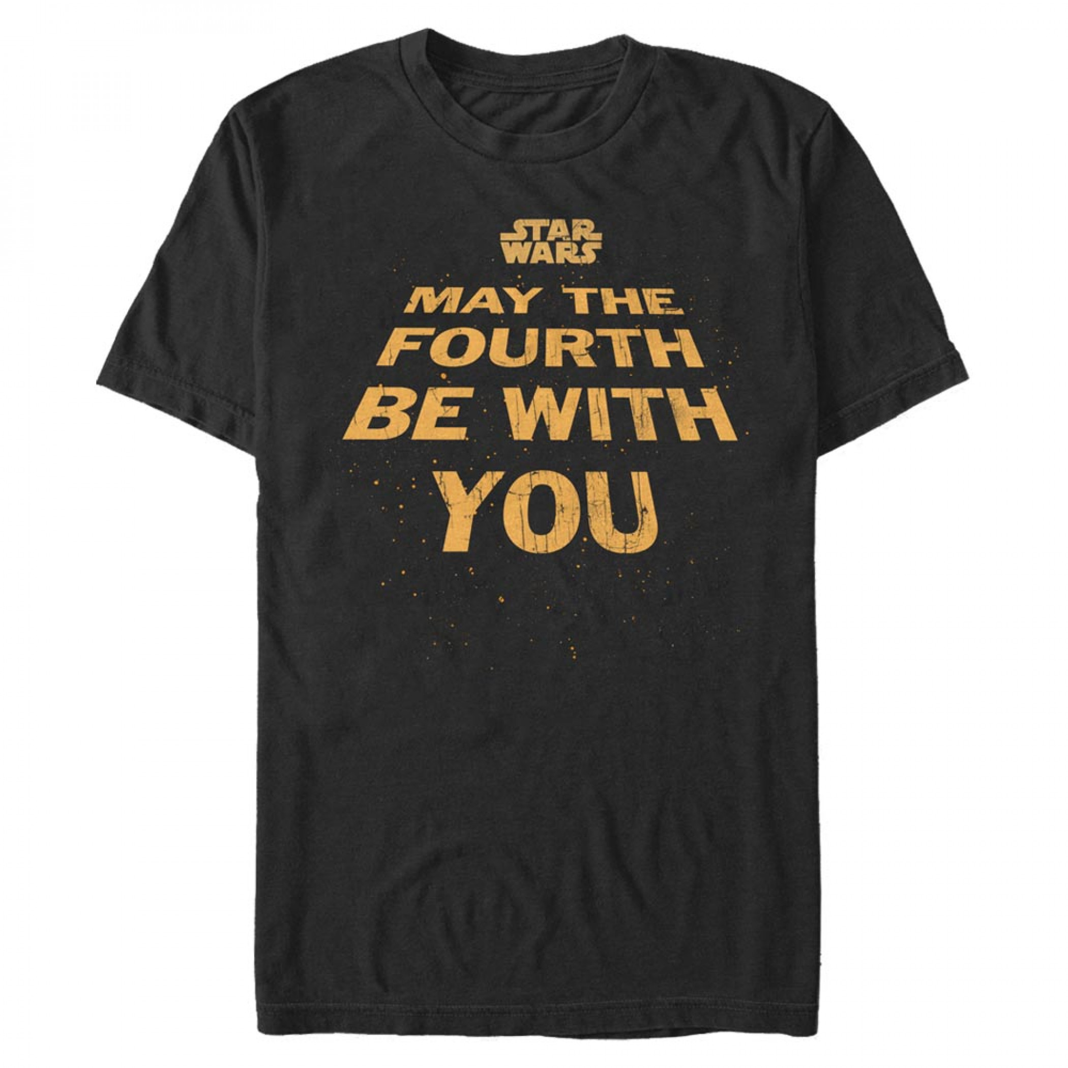 Star Wars May the 4th Be With You Text Crawl T-Shirt