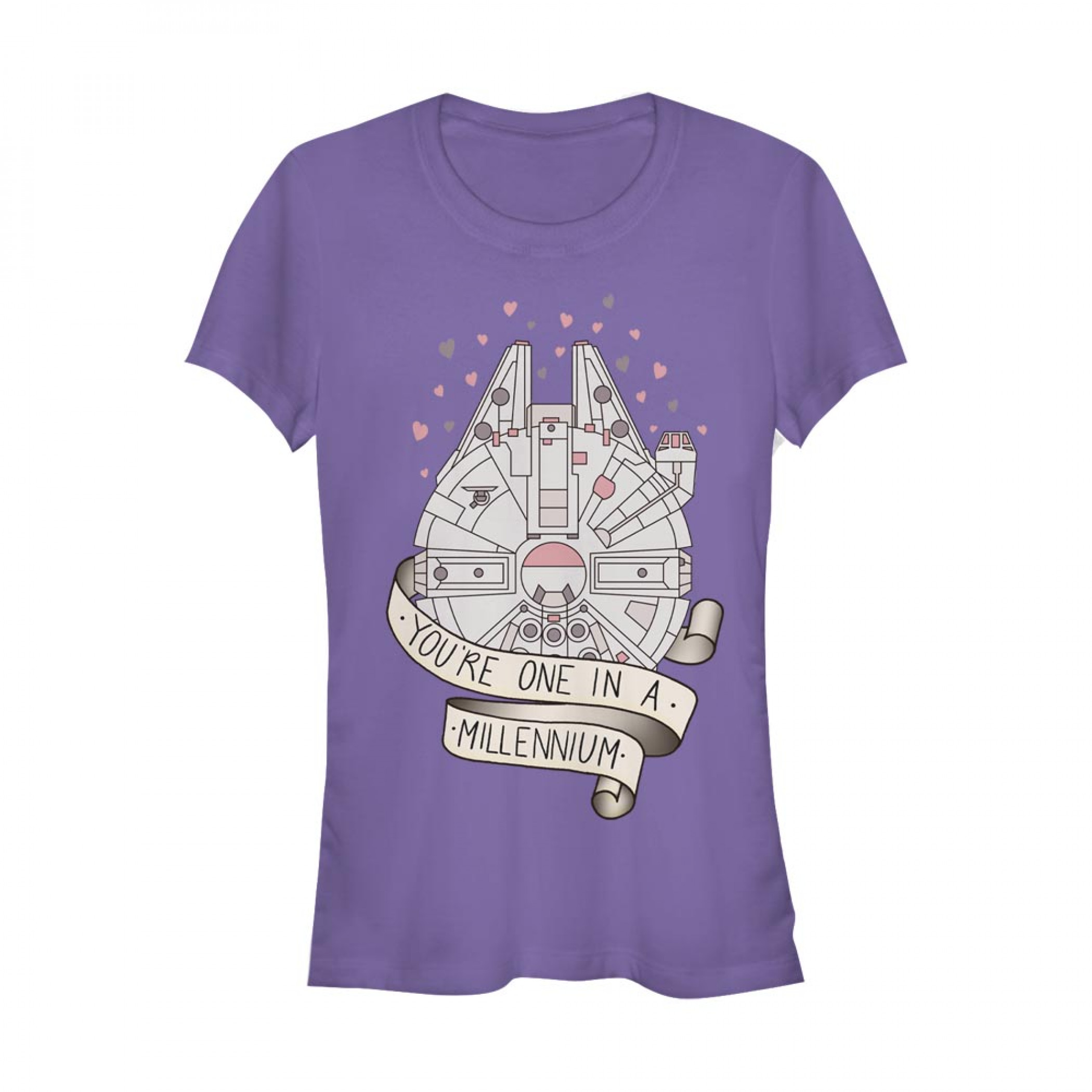 Star Wars You're One in A Millennium Women's Purple T-Shirt