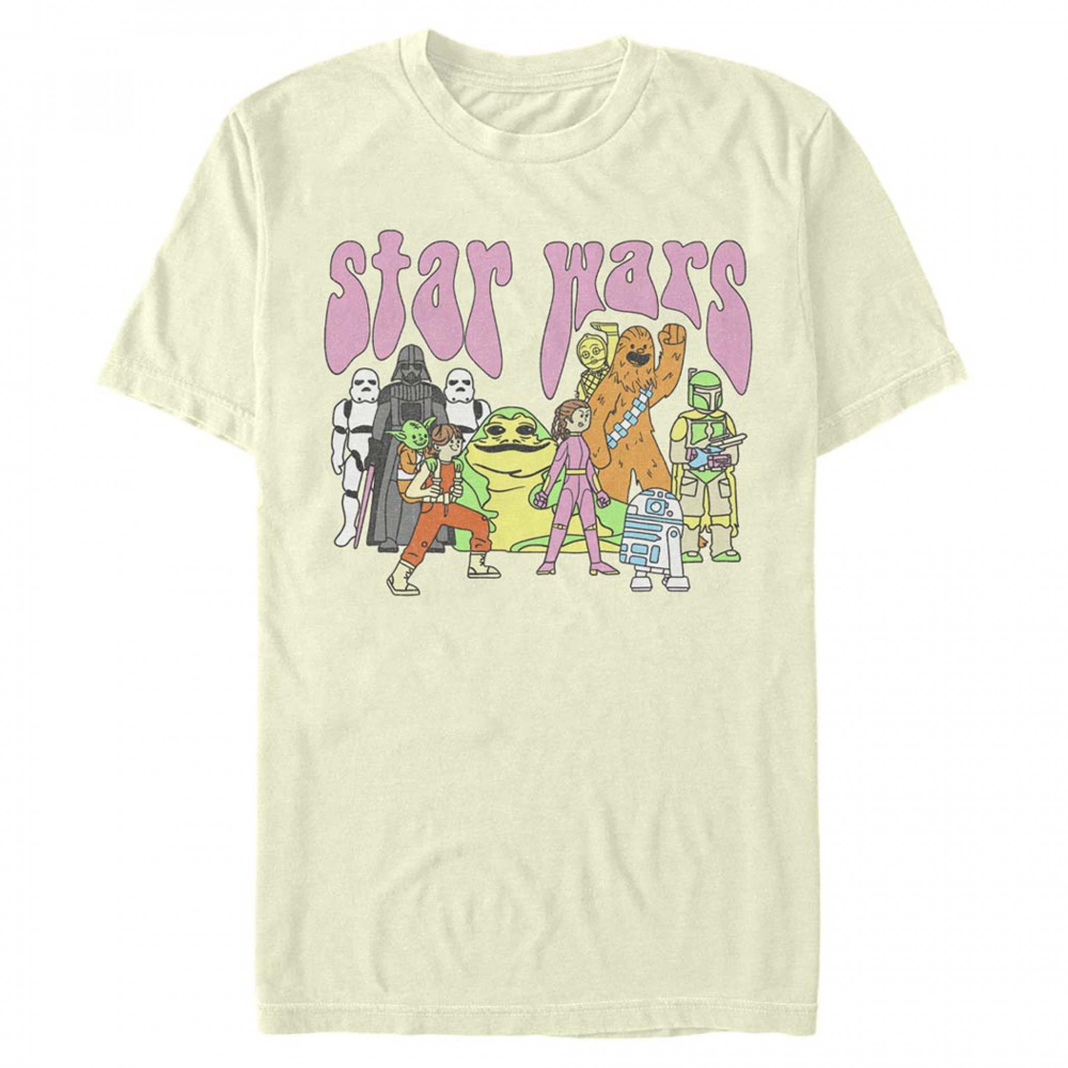Star Wars Psychedelic Characters T-Shirt