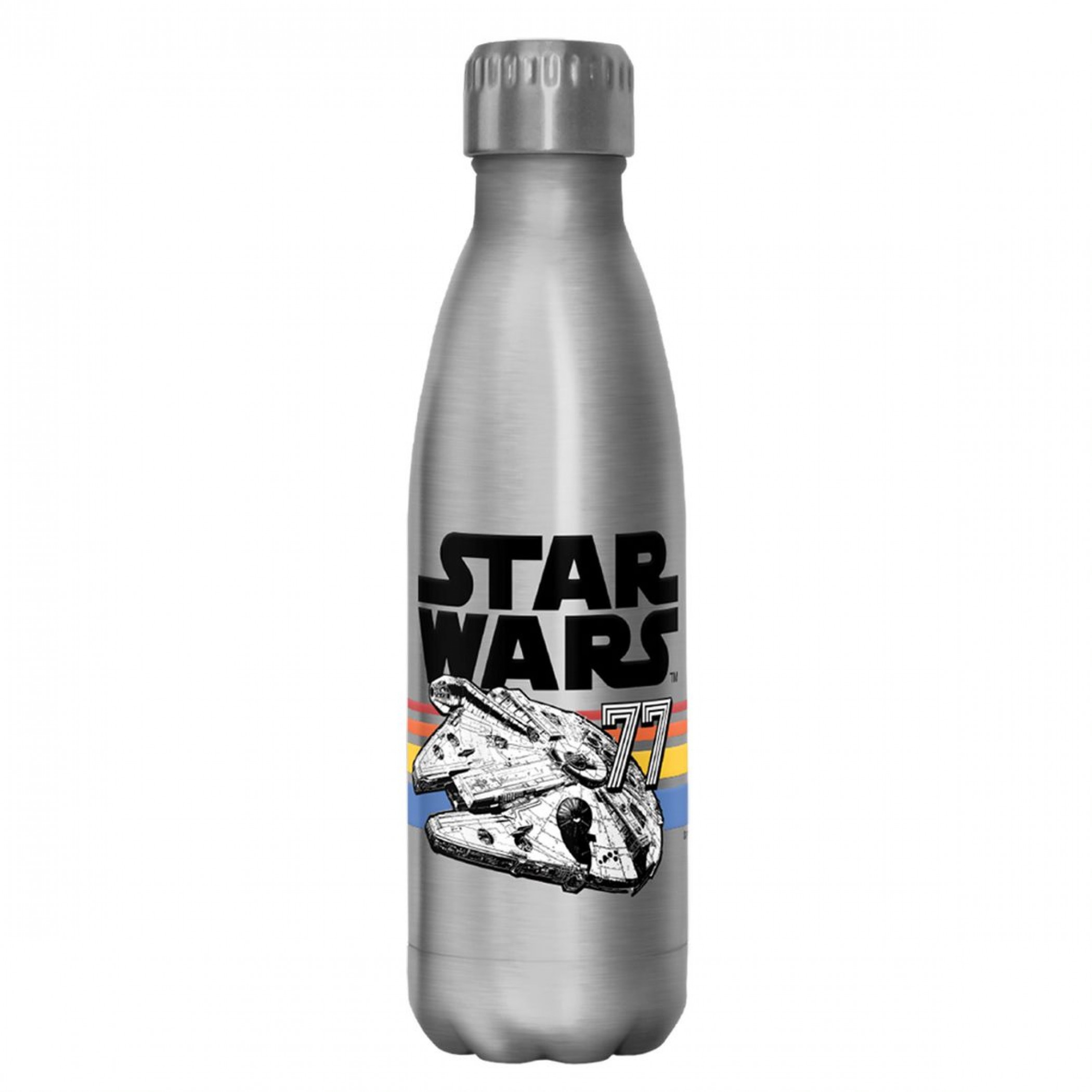 Star Wars Millennium Falcon with 77 Logo 17oz Steel Water Bottle
