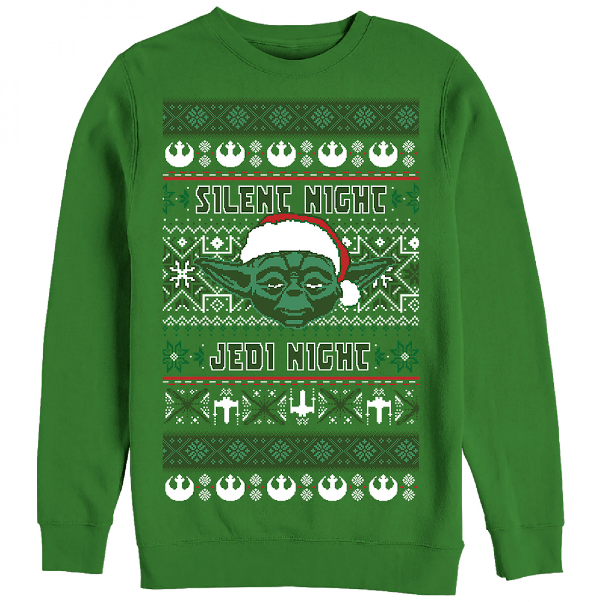 Star Wars Silent Night Yoda Ugly Christmas Sweater Design Sweatshirt