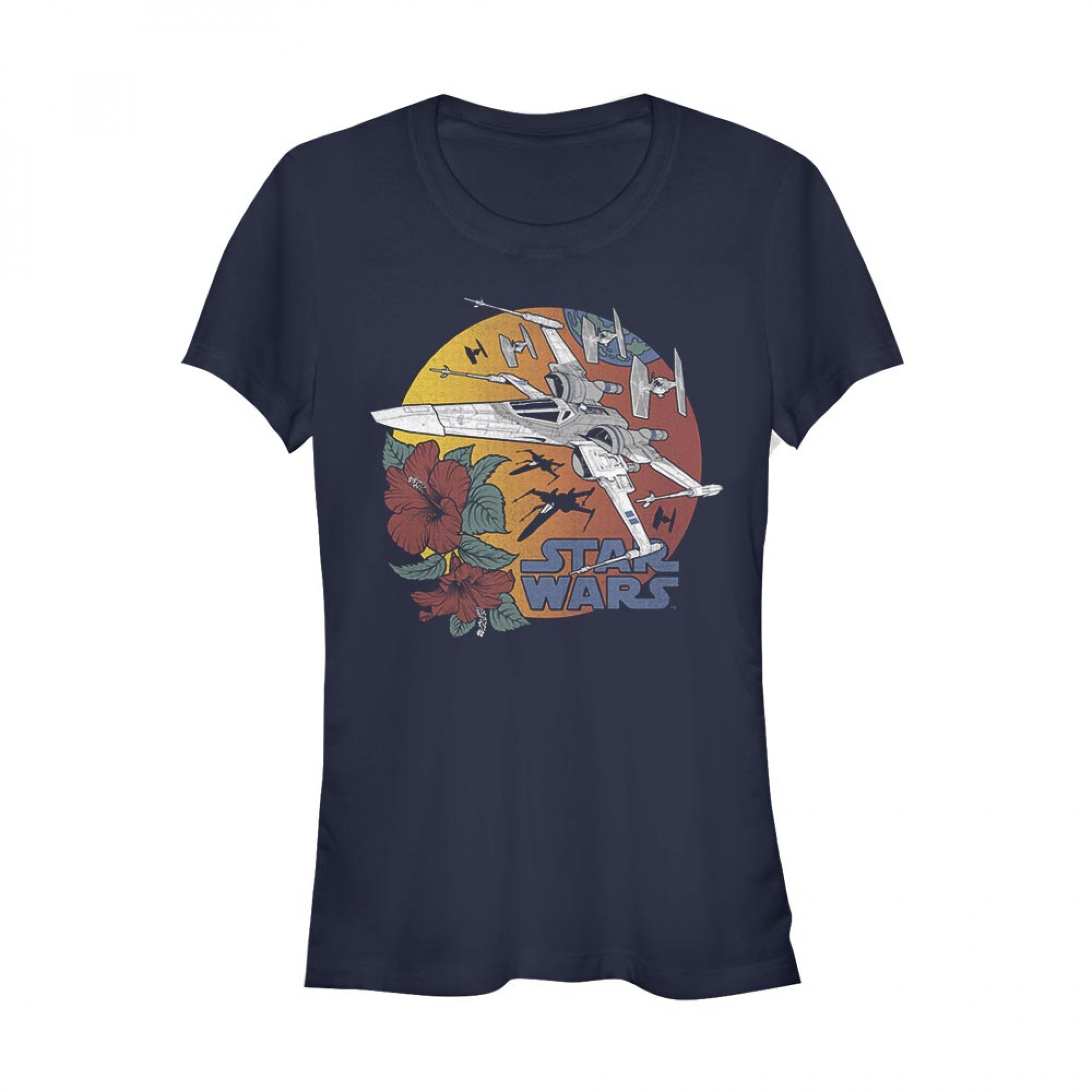 Star Wars X-Wing Women's Blue T-Shirt