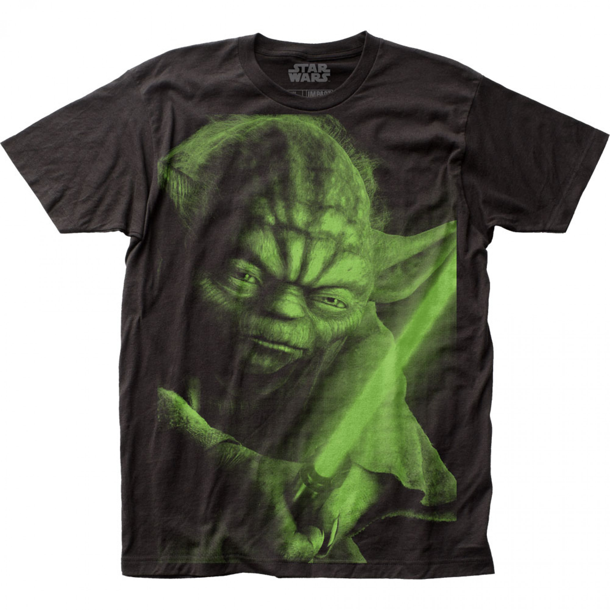 Star Wars Yoda Full Size Subway Print T-Shirt