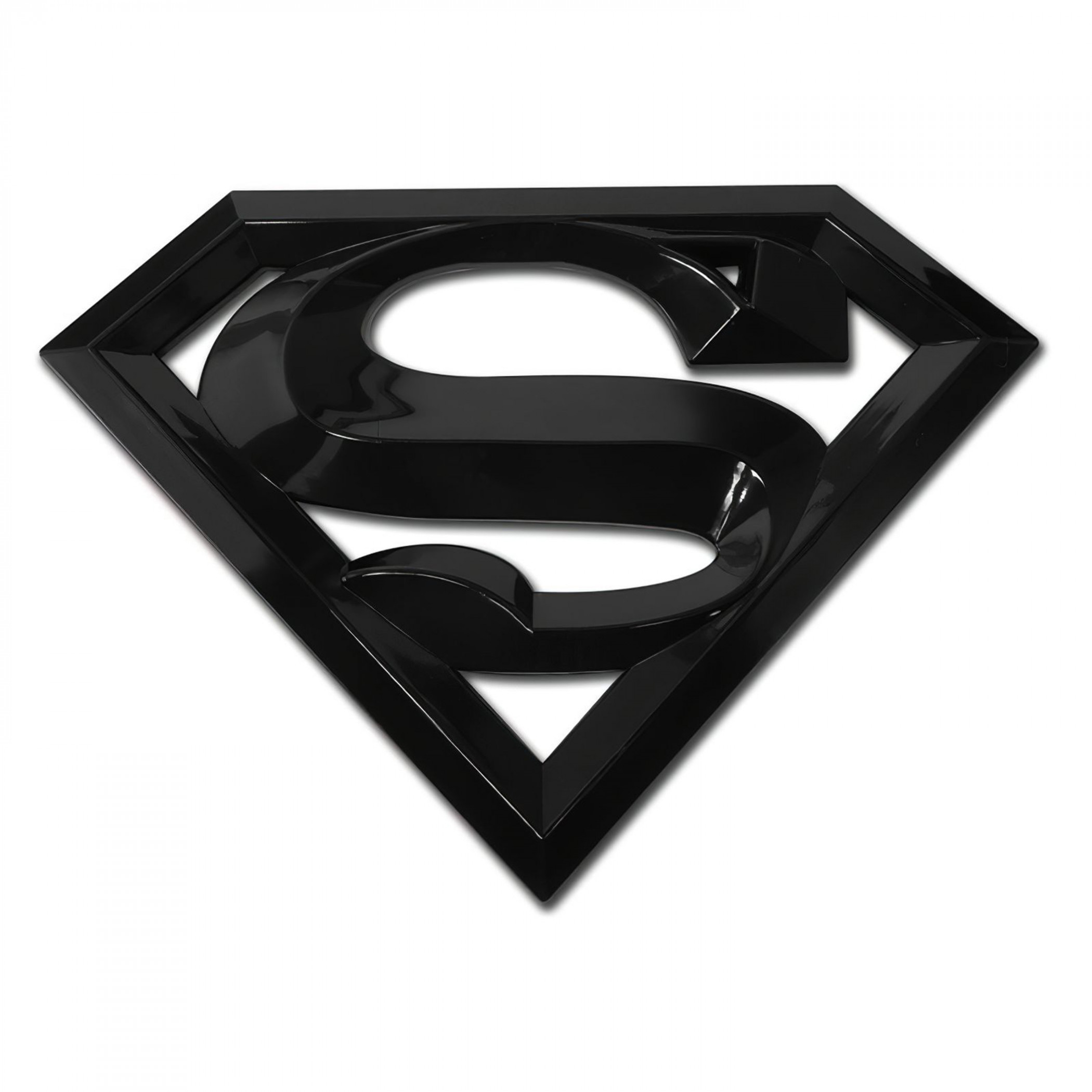 Superman Logo Black Colorway Car Emblem