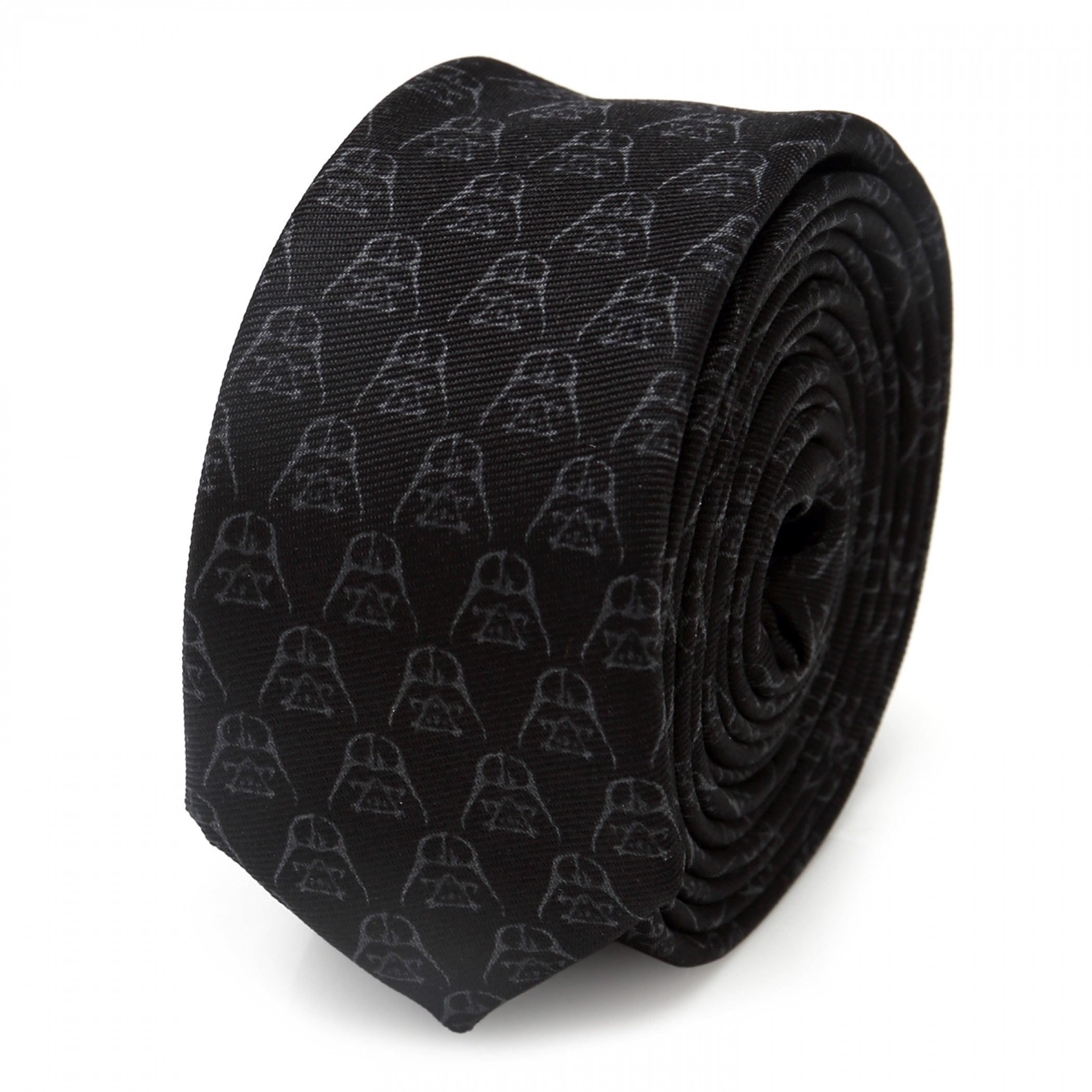 Star Wars Darth Vader Helmets Men's Black Skinny Tie