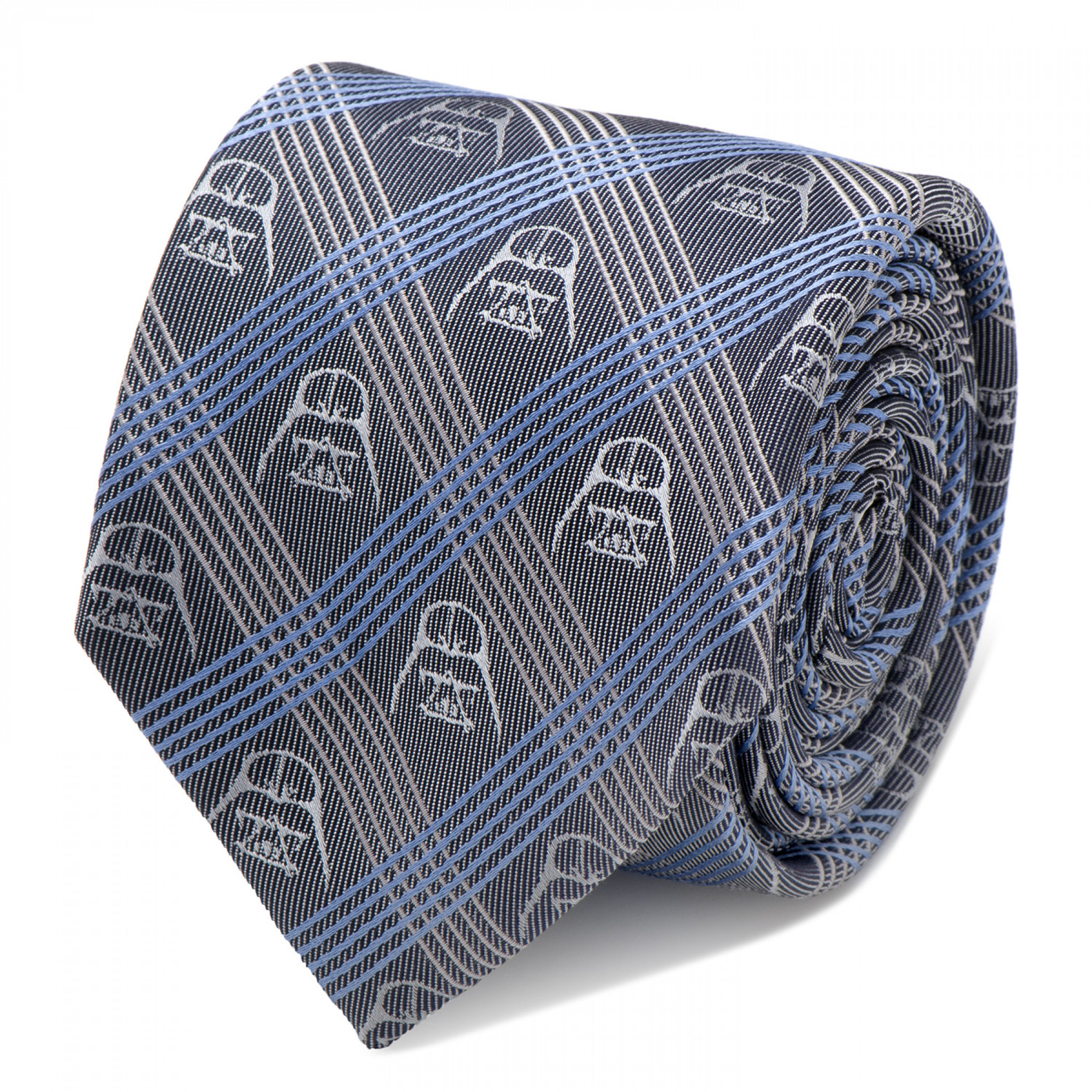 Star Wars Darth Vader Blue Plaid Tie