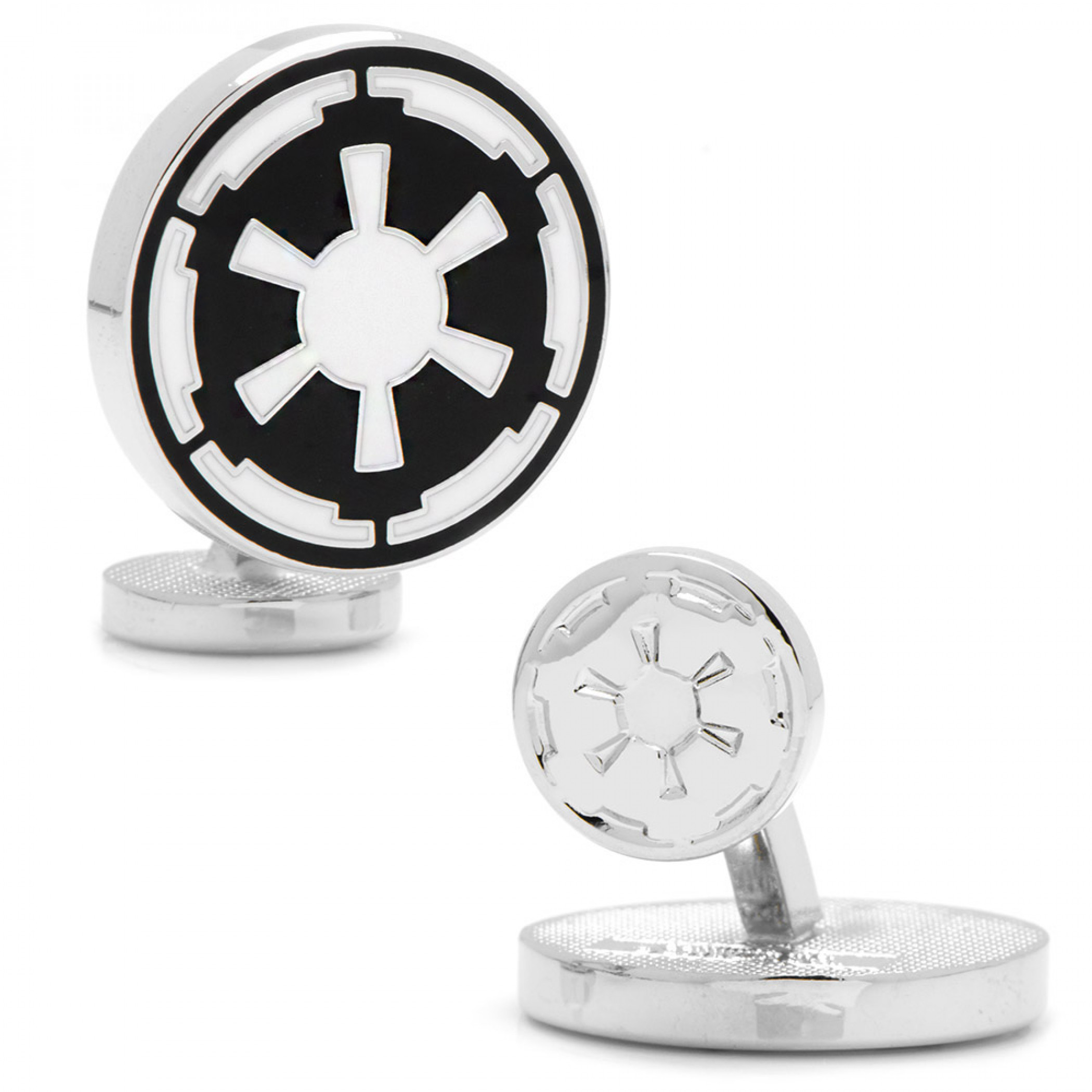Star Wars Empire Logo Silver Cufflinks