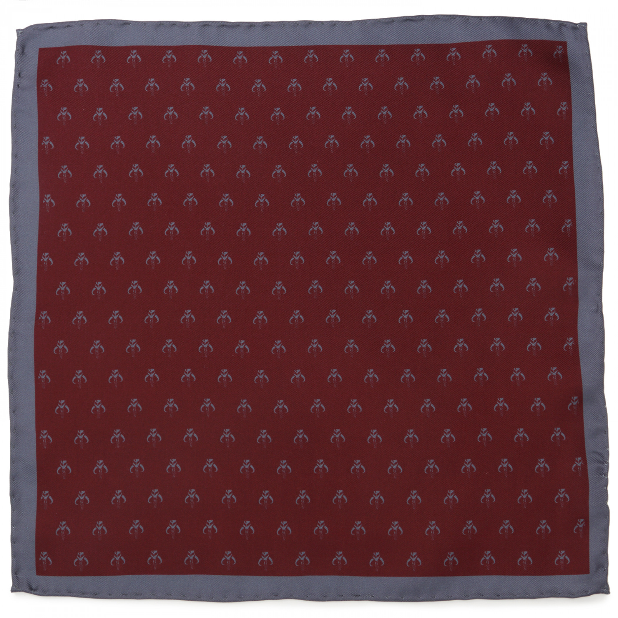 Star Wars The Mandalorian Red Silk Pocket Square