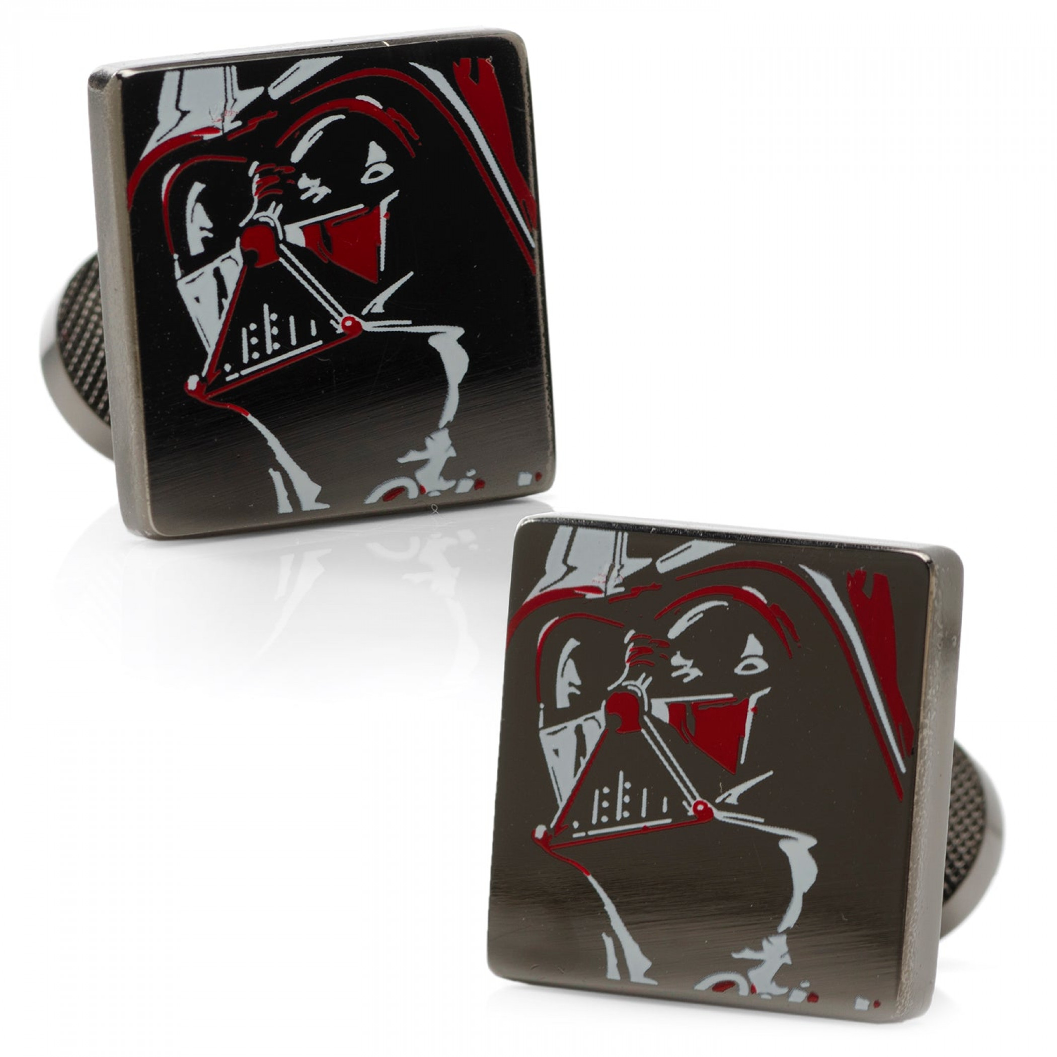 Star Wars Darth Vader Painted Gunmetal Cufflinks