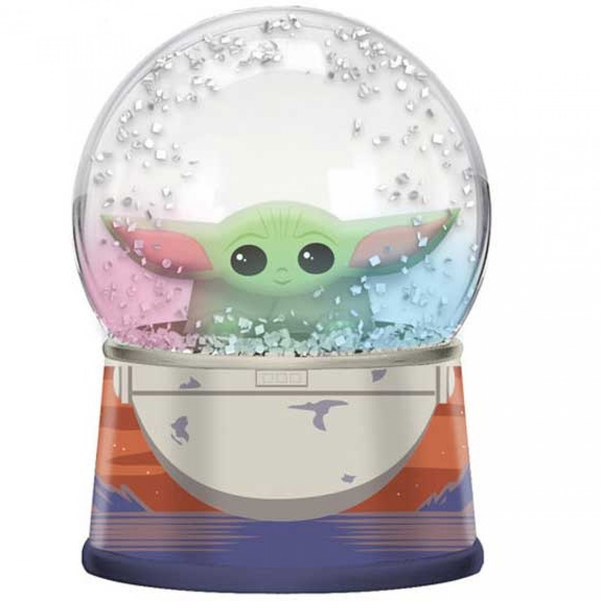 Star Wars The Mandalorian The Child Egg Pod Light Up Snow Globe