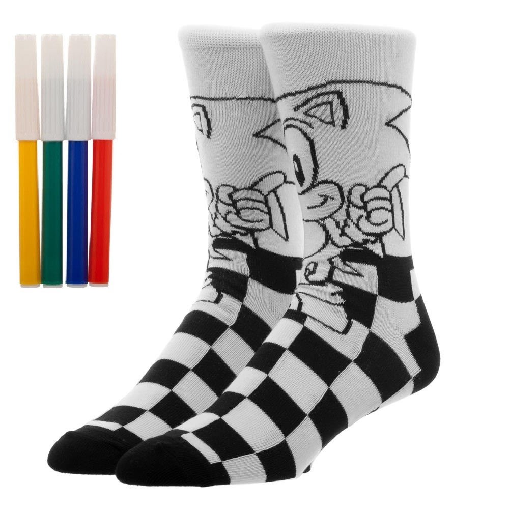 Sonic Color Yourself Socks