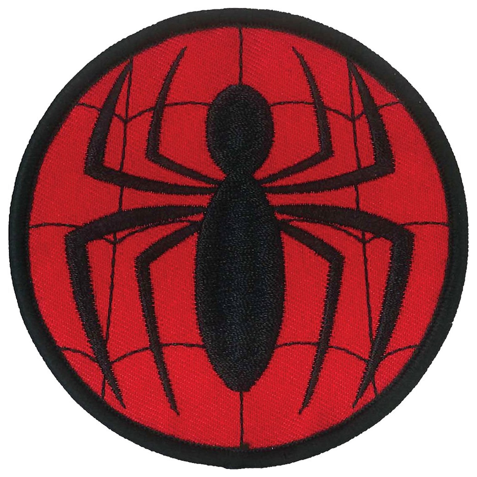 Spider-Man Comic Logo Iron On Patch