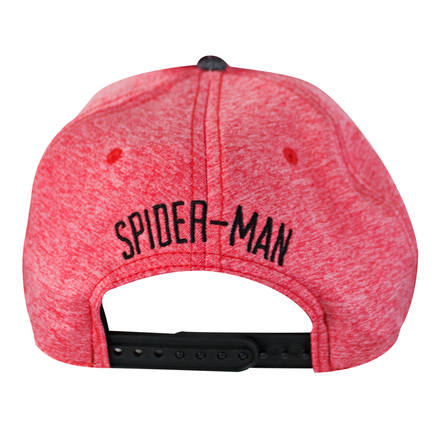 Spiderman Logo Heather Red Snapback Hat