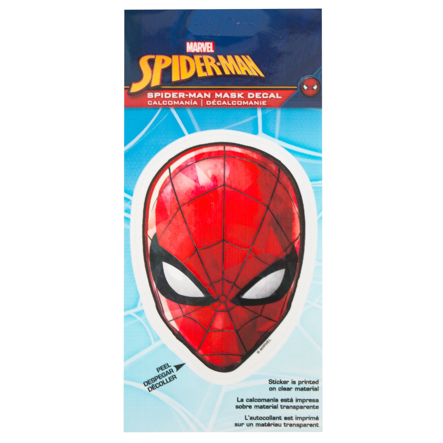 Spider-Man Mask 4.5 Inch Sticker