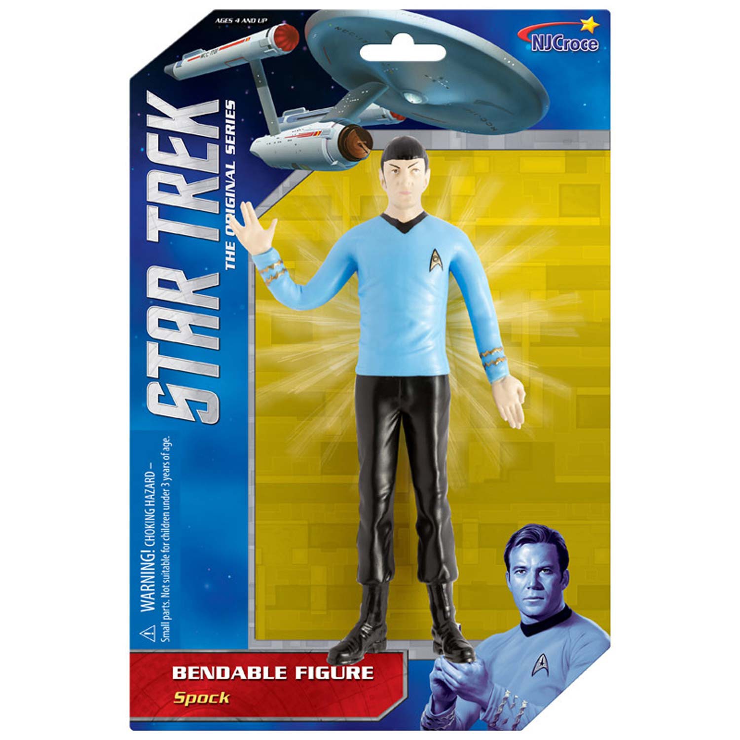 Star Trek Spock Bendable Action Figure Toy