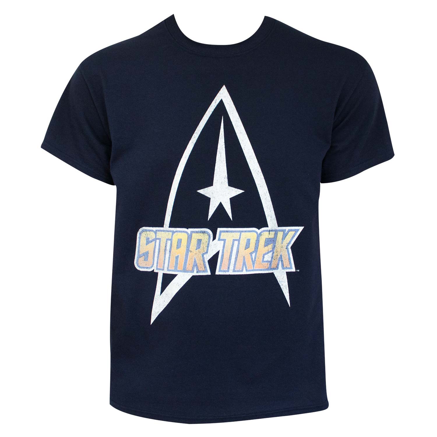 Star Trek Logo Navy Blue Tee Shirt