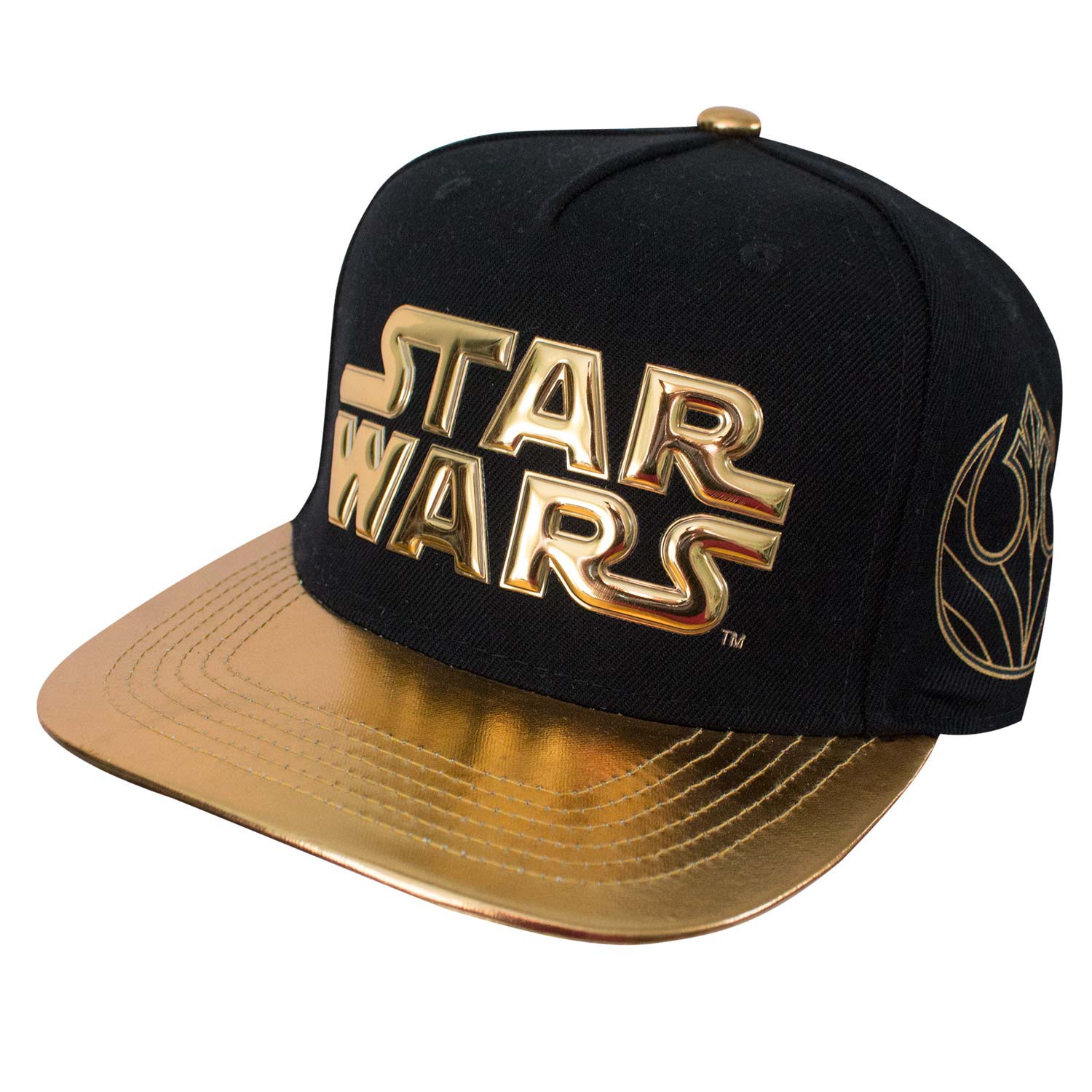Star Wars Gold Logo Brim Men's Baseball Cap