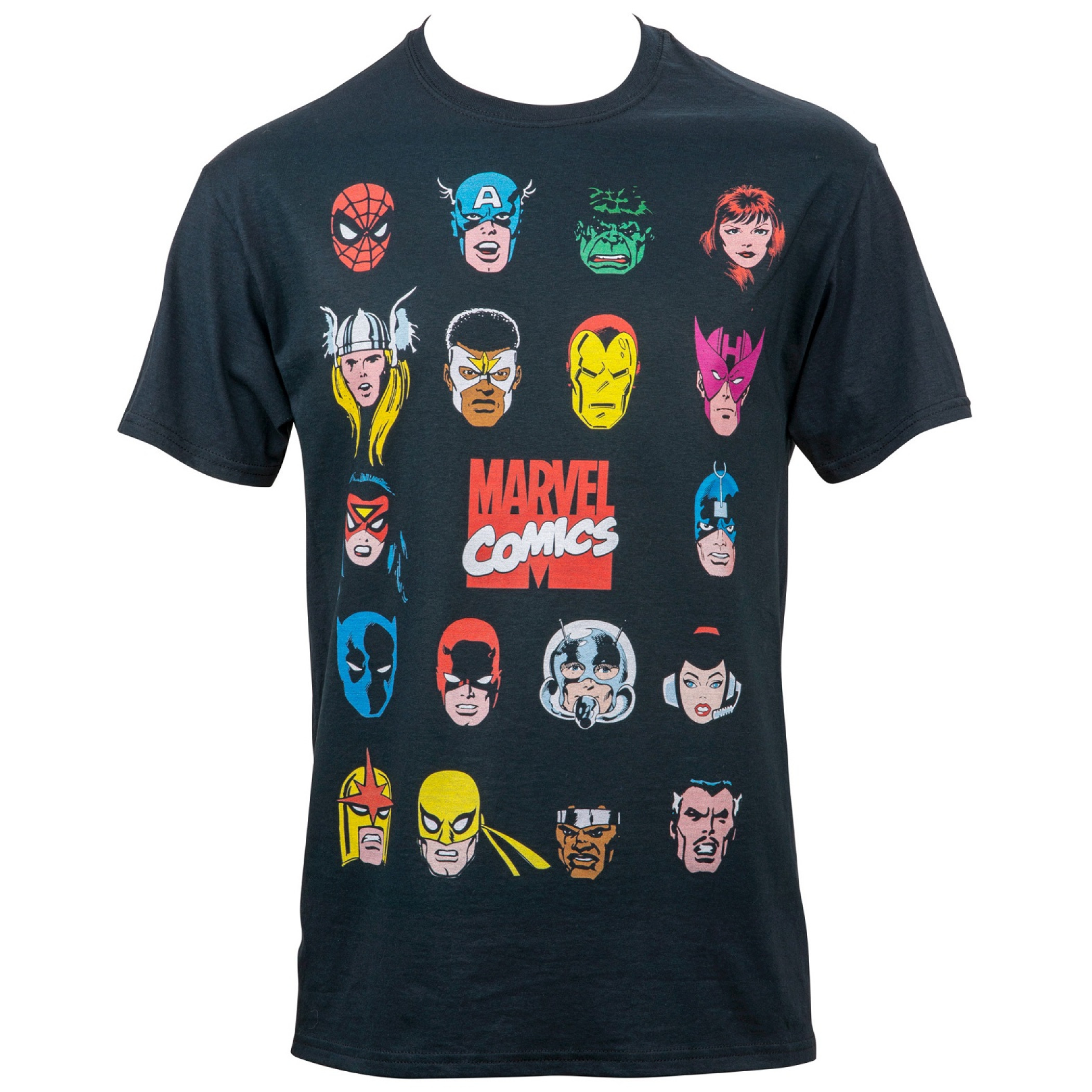 Marvel Comics Hero Portrait Bingo T-Shirt