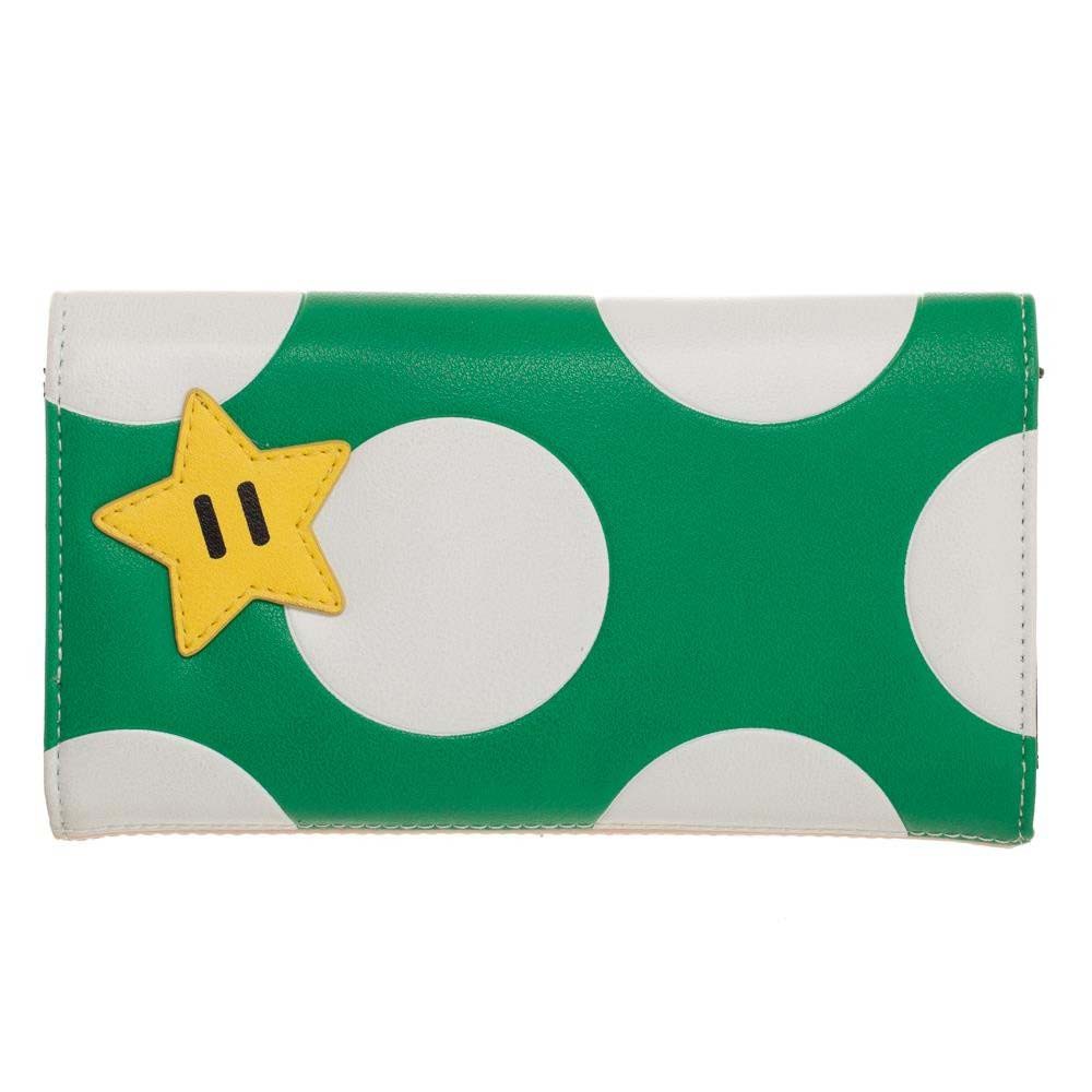 Super Mario Bros. Green Mushroom Flap Wallet