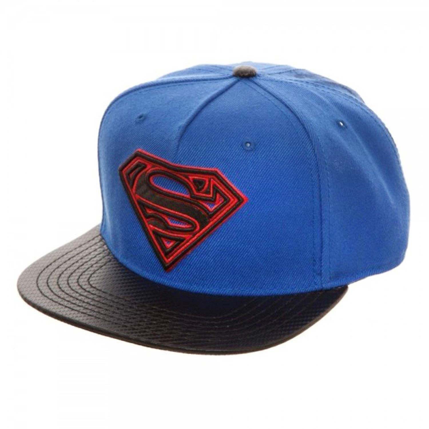 Superman Carbon Fiber Snapback Hat