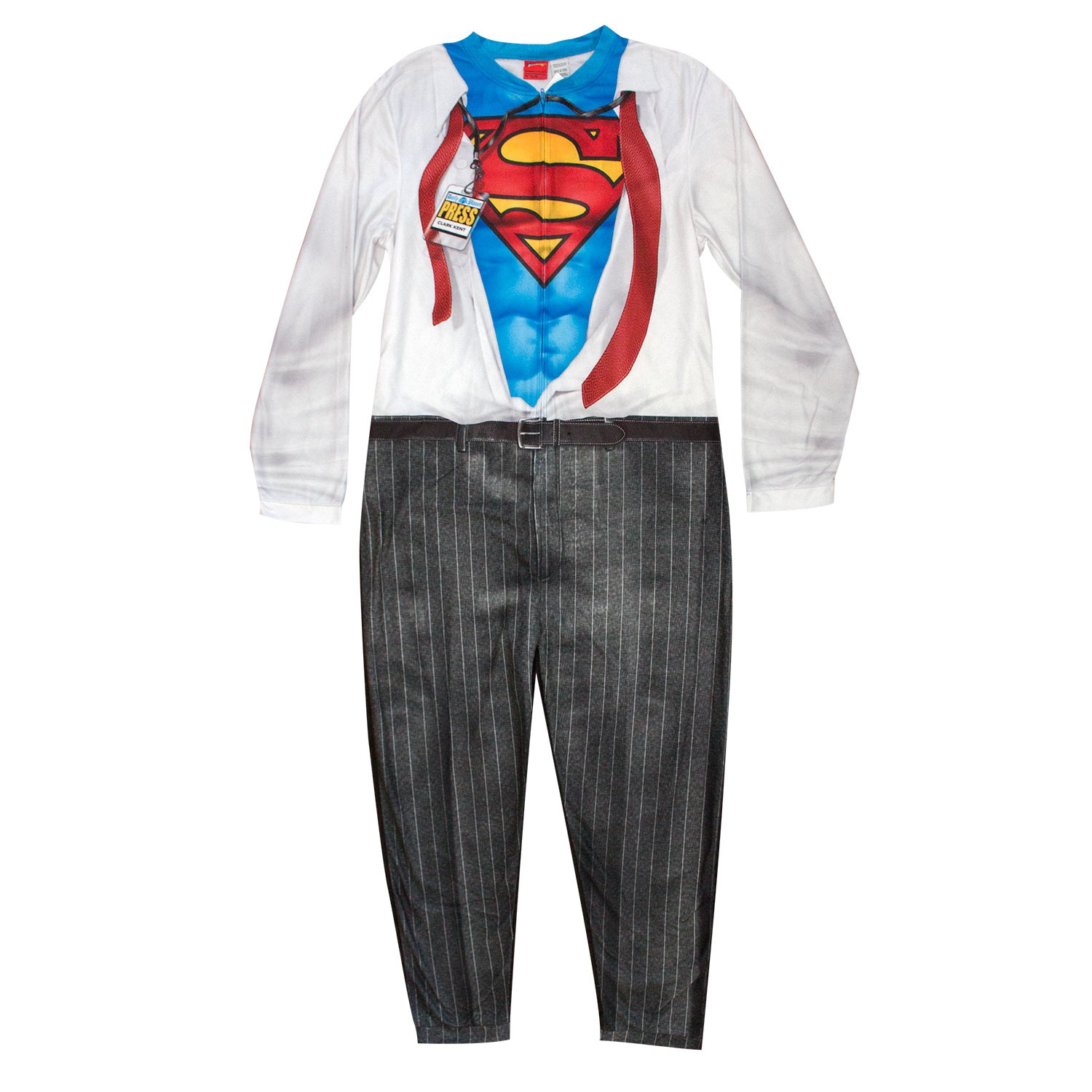 Superman Clark Kent Men's Pajama Union Suit