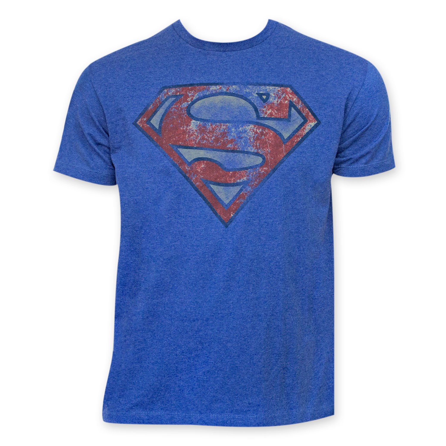 Superman Heather Blue Tee Shirt