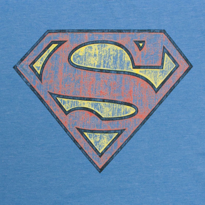 Superman Premium Quality Vintage Logo T-Shirt