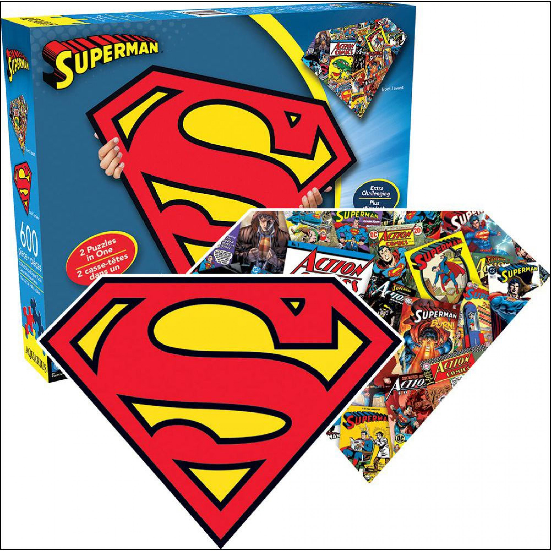 Superman Two Sided Puzzle