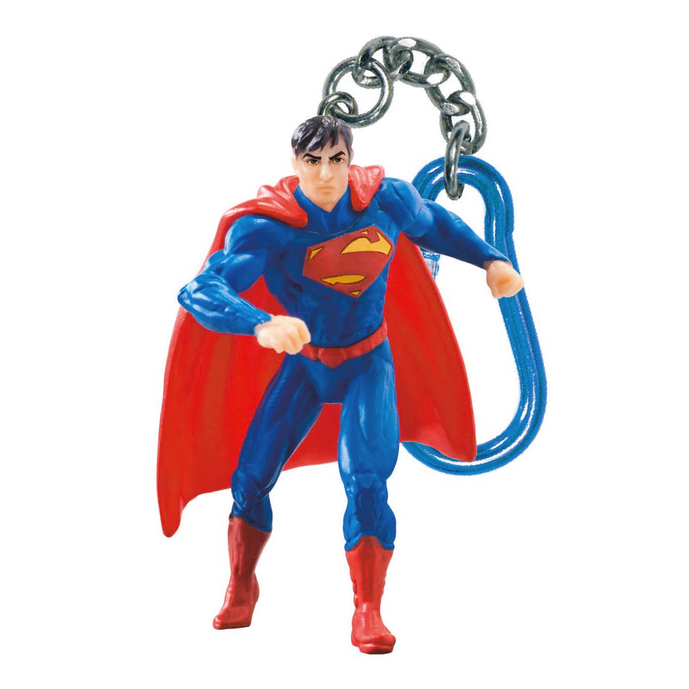 Superman Figure Plastic Keychain
