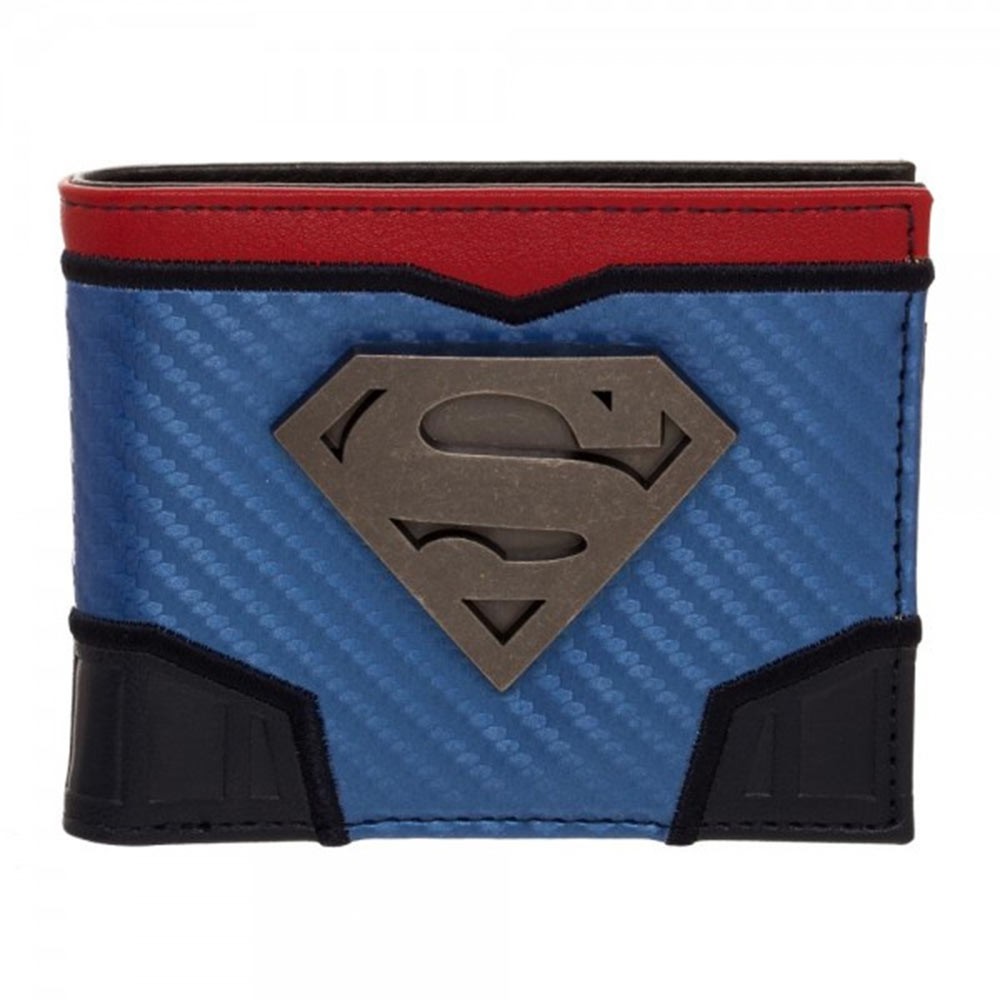 Superman Carbon Fiber Bifold Wallet
